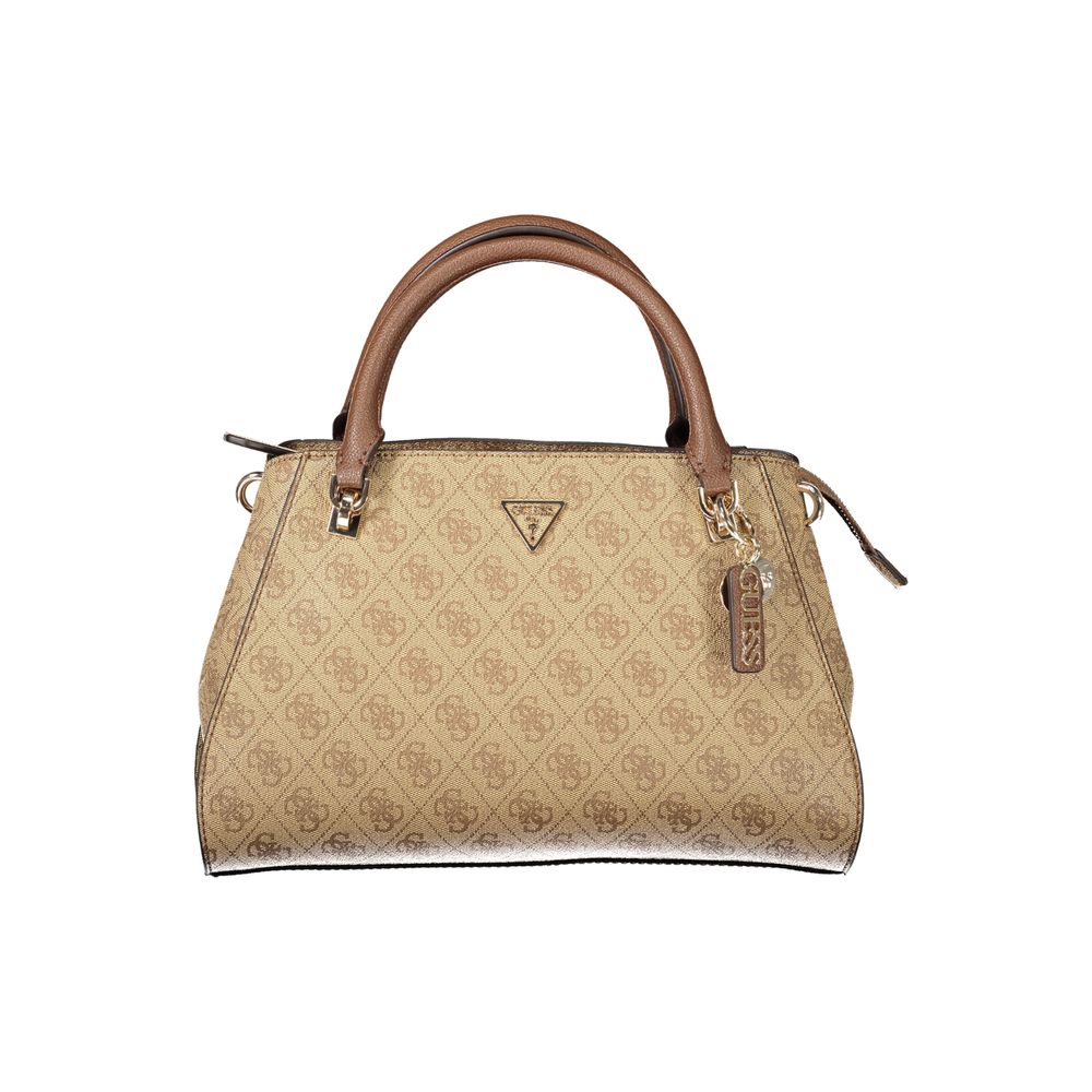 Guess Jeans Beige Polyurethane Women Handbag Guess Jeans