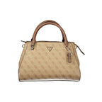 Guess Jeans Beige Polyurethane Women Handbag Guess Jeans