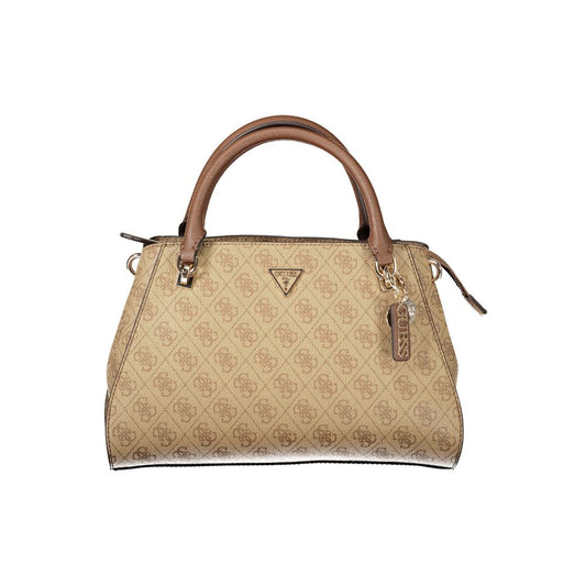Guess Jeans Beige Polyurethane Women Handbag Guess Jeans