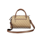 Guess Jeans Beige Polyurethane Women Handbag Guess Jeans