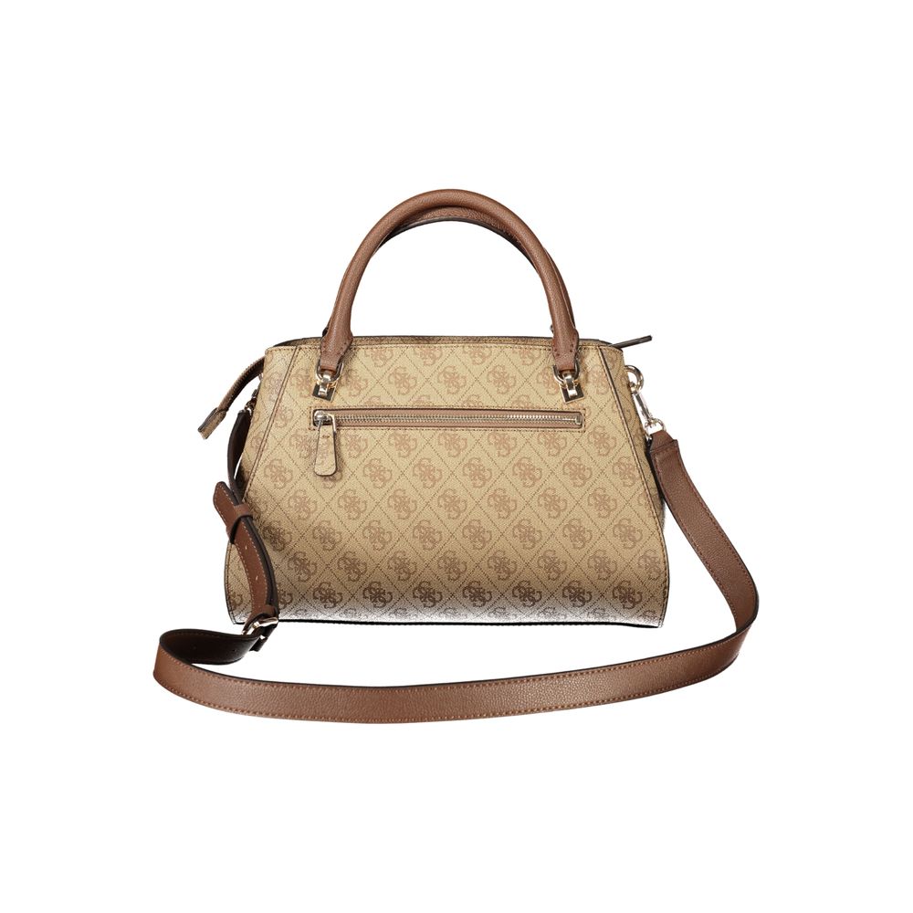 Guess Jeans Beige Polyurethane Women Handbag Guess Jeans