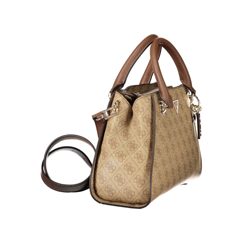 Guess Jeans Beige Polyurethane Women Handbag Guess Jeans