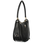 Guess Jeans Nero polyurethane women’s handbag with sleek design and gold-tone hardware, featuring a structured shape and top handle.