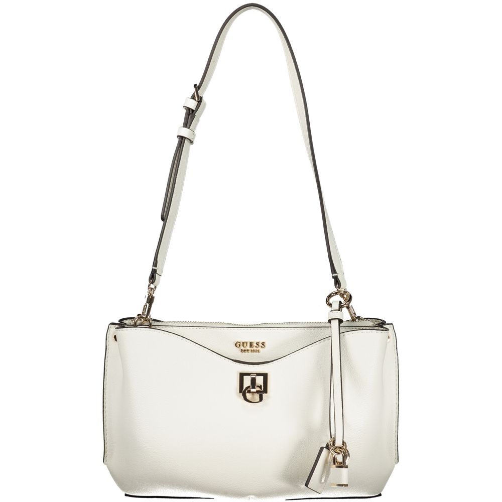 Guess Jeans White Polyurethane Women's Bag - Eljoys Fashion 