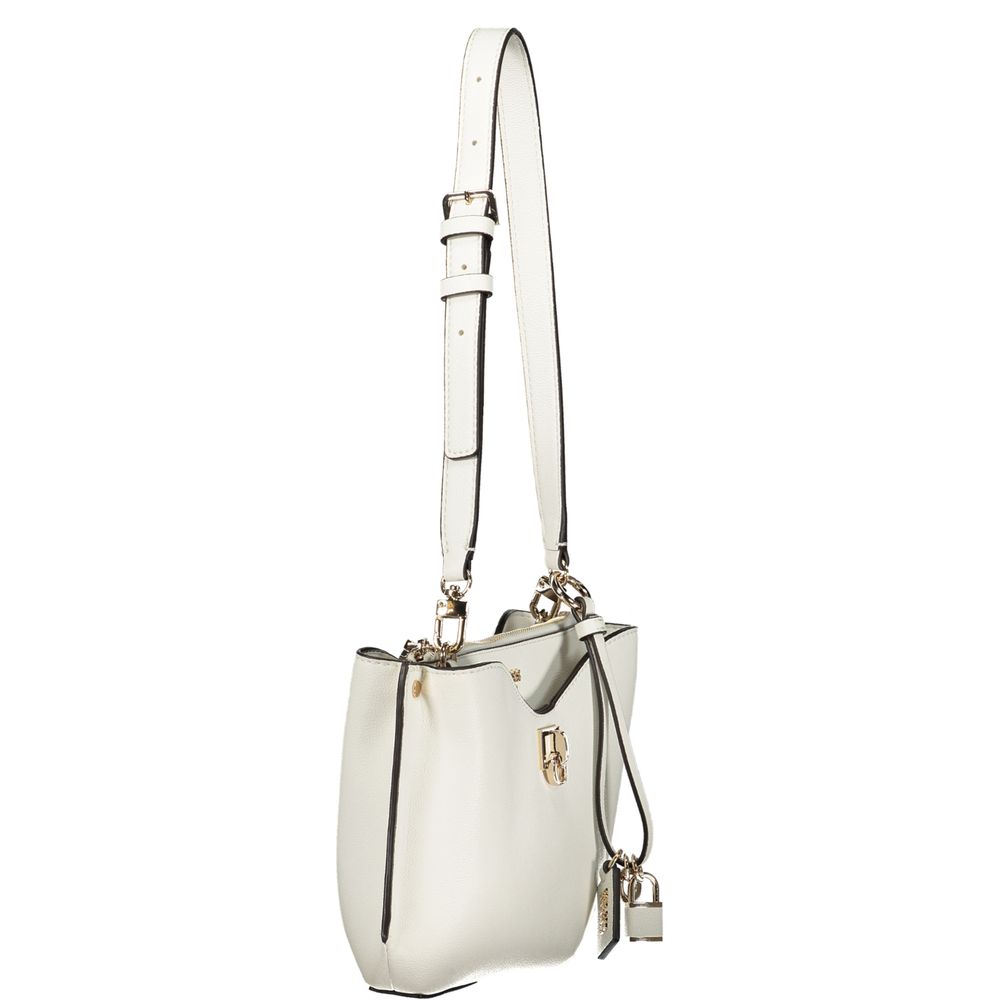 Guess Jeans White Polyurethane Women's Bag - Eljoys Fashion 