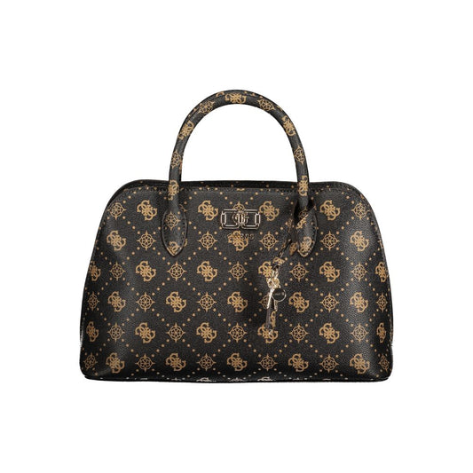 Guess Jeans Marrone Polyurethane Woman Handbag Guess Jeans