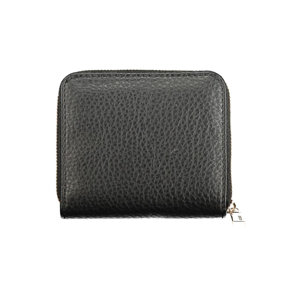 Guess Jeans Black Polyurethane Women Wallet Guess Jeans