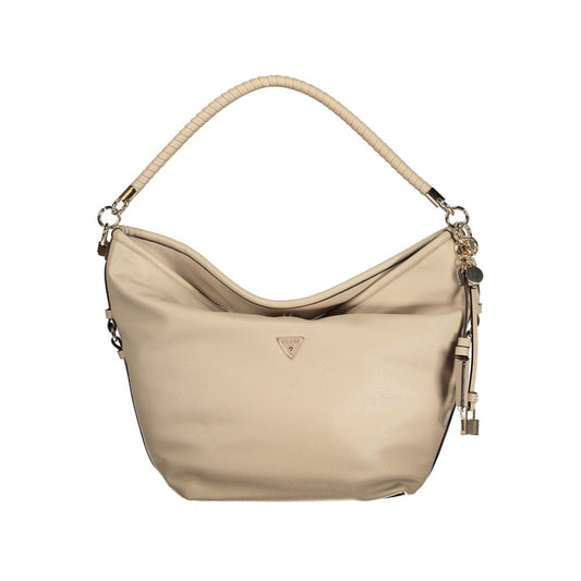 Guess Jeans Beige Polyurethane Women Handbag Guess Jeans