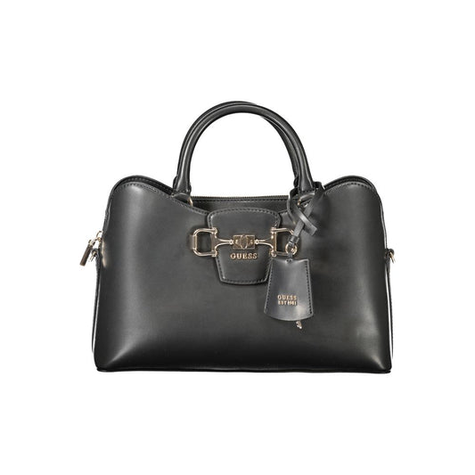 Guess Jeans Black Polyurethane Women's Handbag Guess Jeans