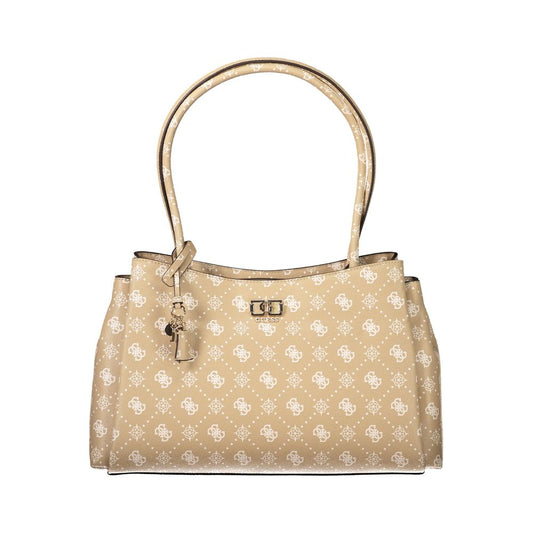 Guess Jeans Beige Polyurethane Women Handbag Guess Jeans