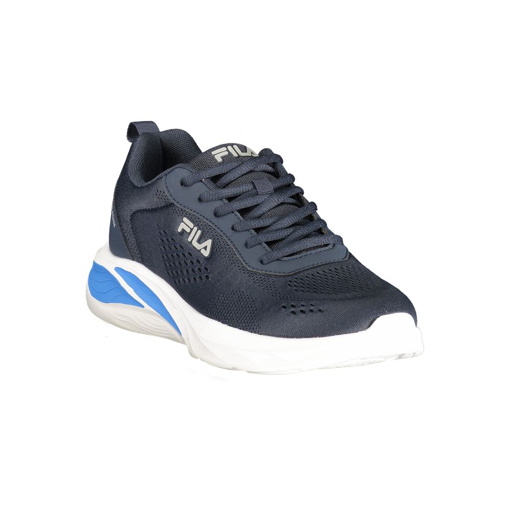 Fila Blu men's polyurethane sneaker with stylish design, featuring blue color and sporty athletic style.