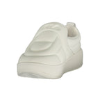 Fila black polyester women's sneaker with white accents, showcasing a comfortable athletic shoe design.