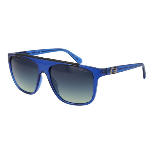 Guess Blue Stainless Steel Sunglasses Guess