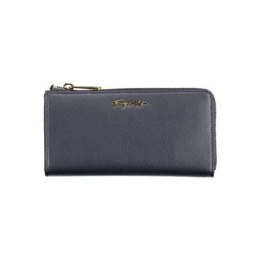 Tommy Hilfiger Blue Polyurethane Women Wallet Tommy Hilfiger