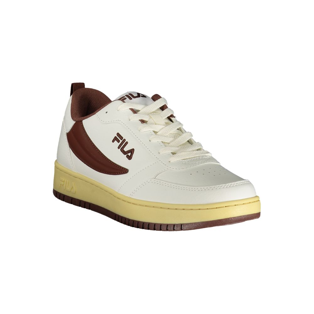 Fila Bianco Uomo sneaker made of polyurethane with white color, featuring a sporty design and laced closure.