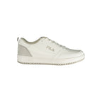 Fila Bianco polyurethane men's sneaker with a sleek white design and sporty silhouette, perfect for casual and athletic wear.