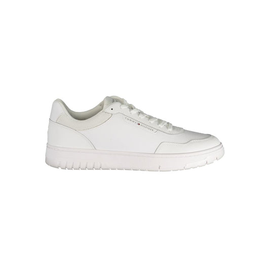 Tommy Hilfiger White Polyurethane Men Sneaker Tommy Hilfiger
