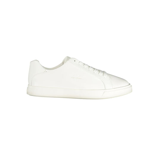 Calvin Klein White Polyurethane Men Sneaker Calvin Klein