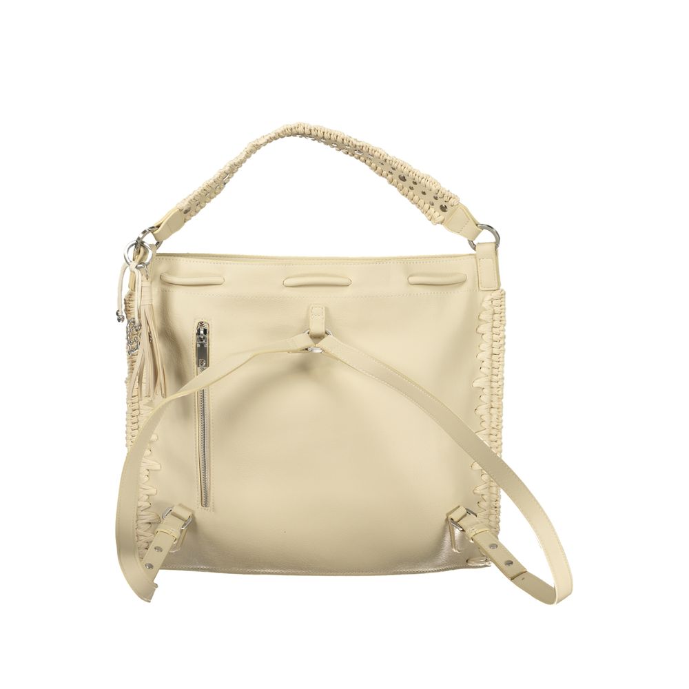 Desigual Bianco Poliuretano Woman Backpack