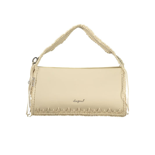 Desigual Beige Polyurethane Women Handbag Desigual