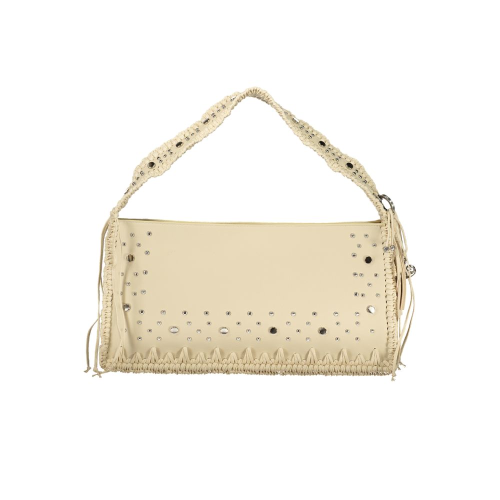 Desigual Beige Polyurethane Women Handbag Desigual