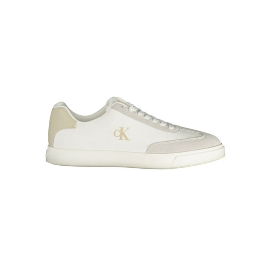 Calvin Klein White Polyurethane Men Sneaker Calvin Klein