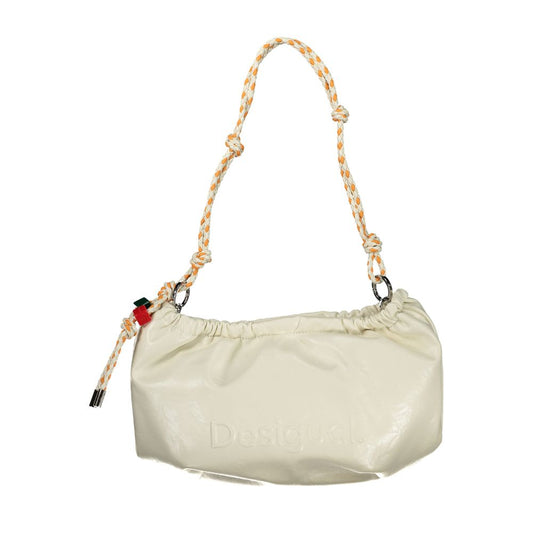 Desigual Ecru Polyurethane Women Handbag Desigual