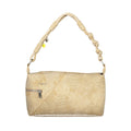 Desigual beige polyurethane women's shoulder bag with adjustable strap and stylish design, ideal for everyday use.