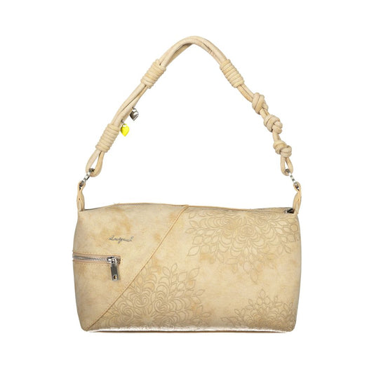 Desigual Beige Polyurethane Women's Shoulder Bag Desigual