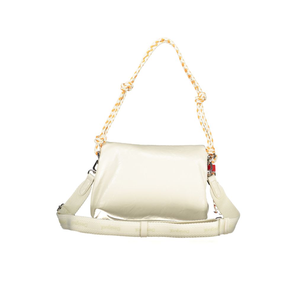 Desigual Ecru Polyurethane Women Handbag - Eljoys Fashion 