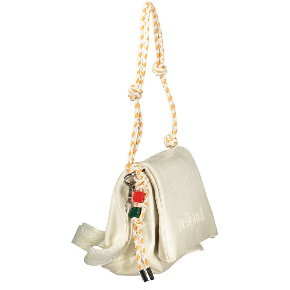 Desigual Ecru Polyurethane Women Handbag - Eljoys Fashion 