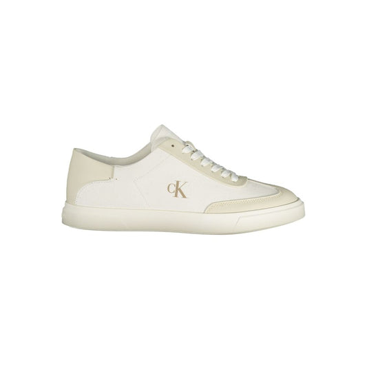 Calvin Klein Bianco Polyester Woman Sneaker Calvin Klein