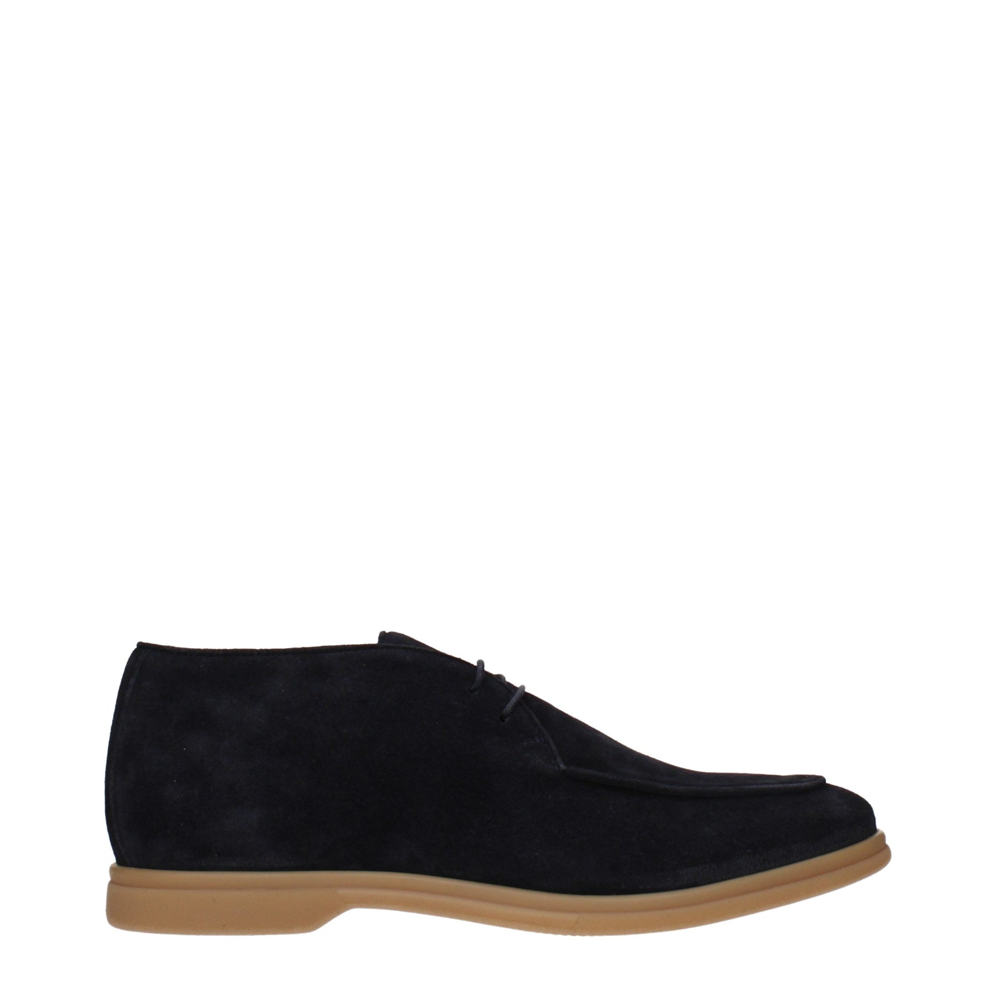 Eleventy Blue Leather Oxfords And Derbies Eleventy