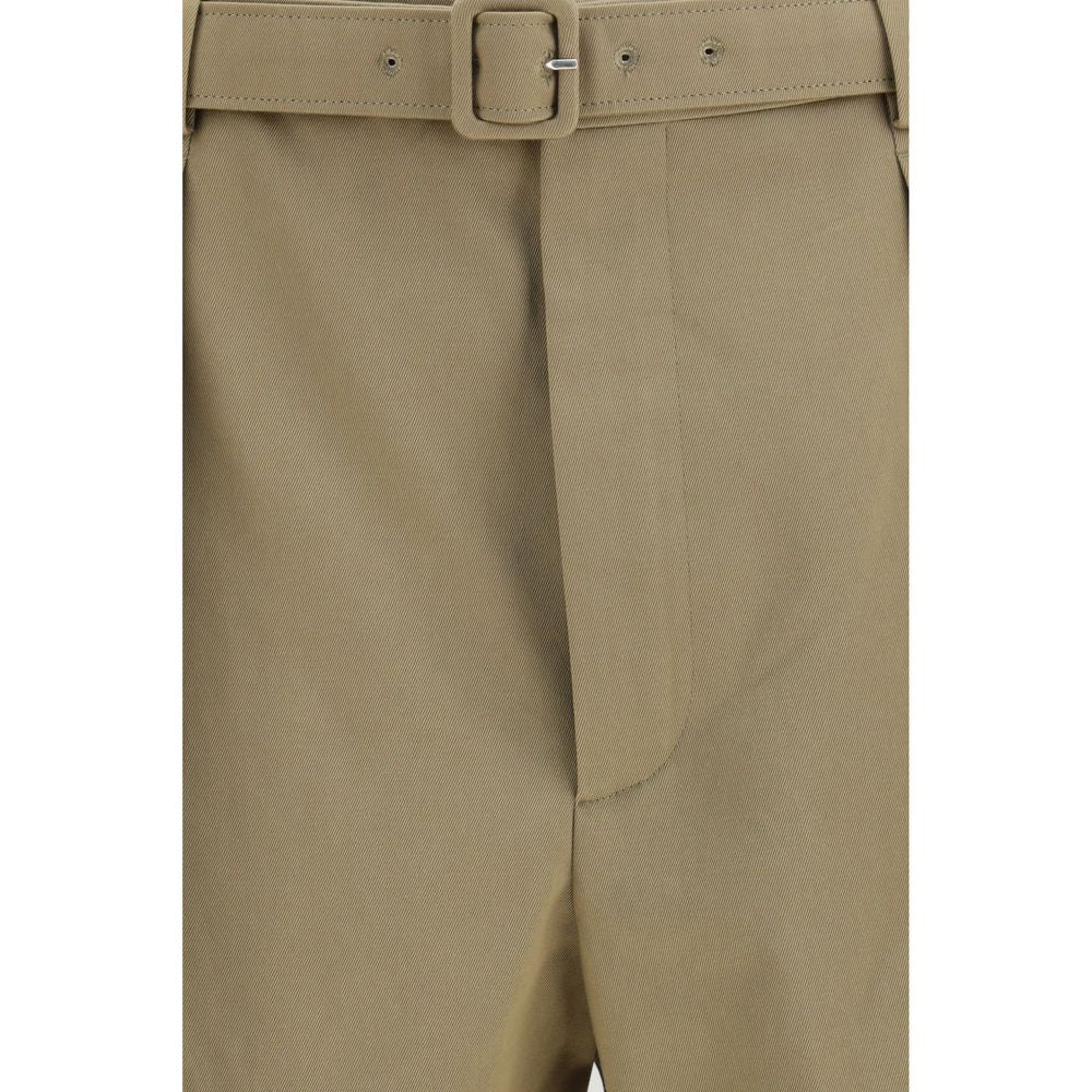Saint Laurent Beige Cotton Bermuda Shorts Saint Laurent