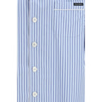Dolce & Gabbana Blue Cotton Shortsleeve Shirt