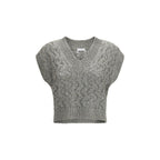 Bicolor silk sweatshirt by Brunello Cucinelli featuring a stylish, luxurious design with soft fabric and modern silhouette.