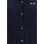 Miu Miu Blue Cashmere Sleeveles Sweater