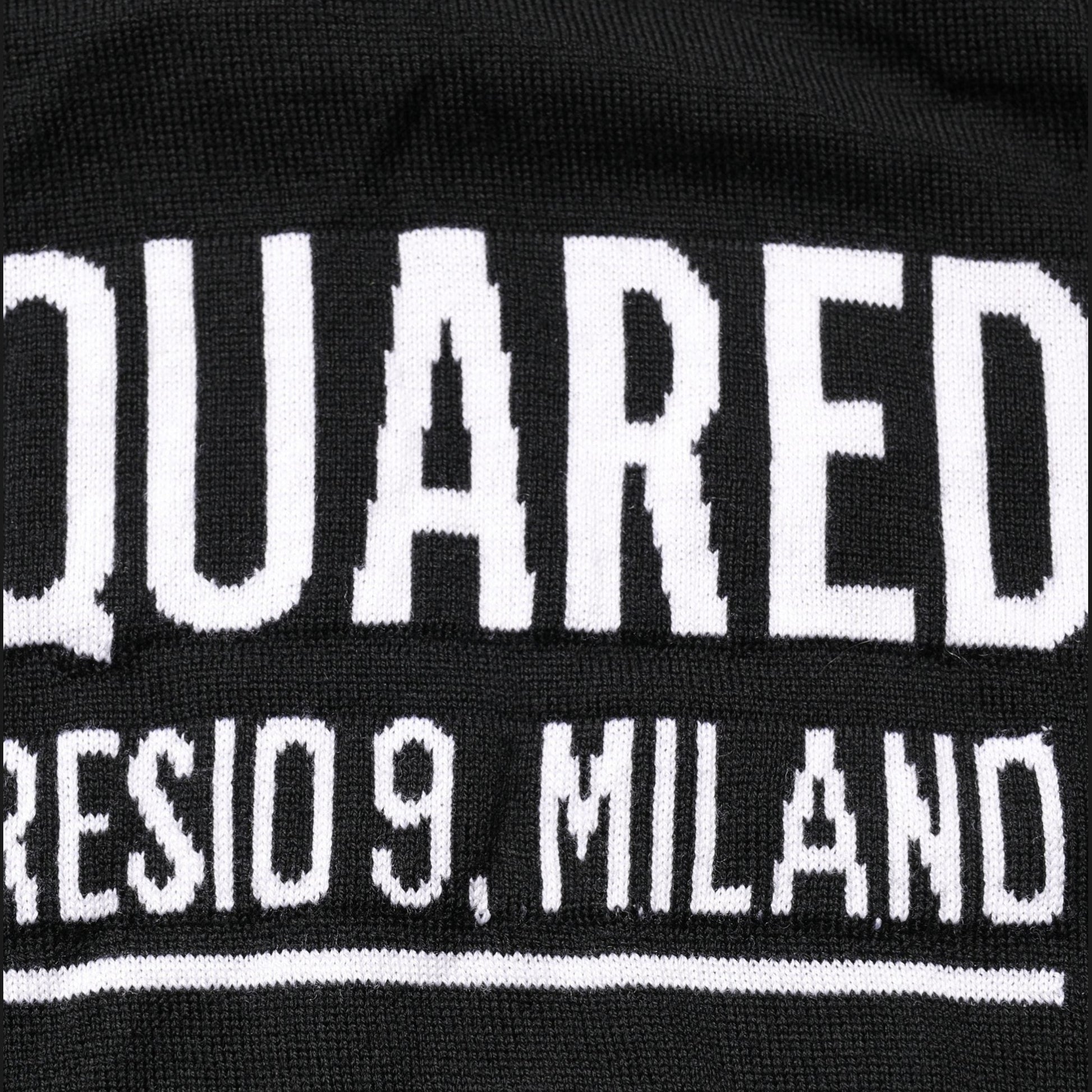Dsquared² Black Logo Knitted Crew Neck Men Pullover Sweater