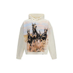 Represent White Cotton Sweatshirt