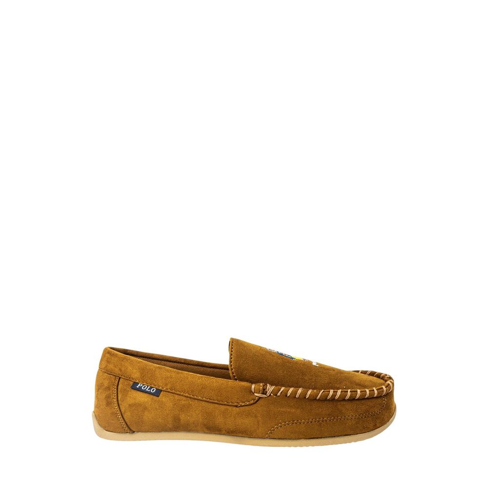 Ralph Lauren Beige Faux Fur Slippers Ralph Lauren