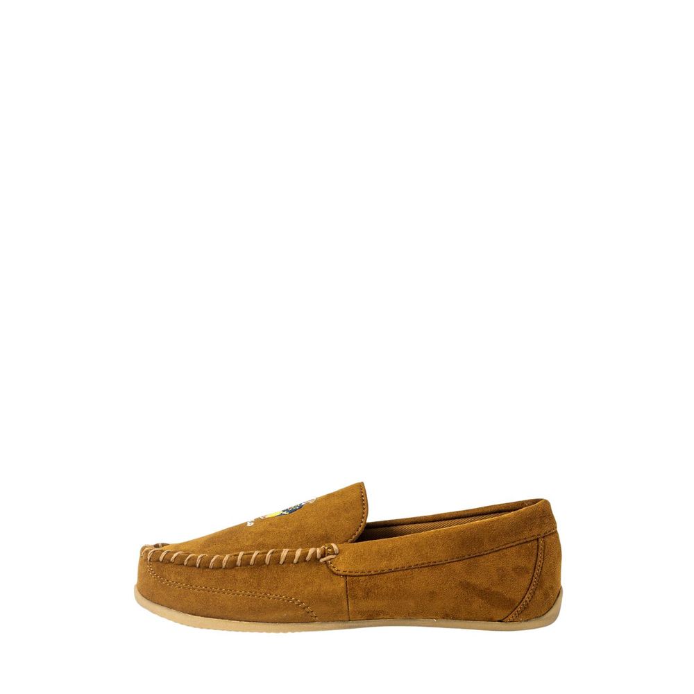 Ralph Lauren Beige Faux Fur Slippers Ralph Lauren