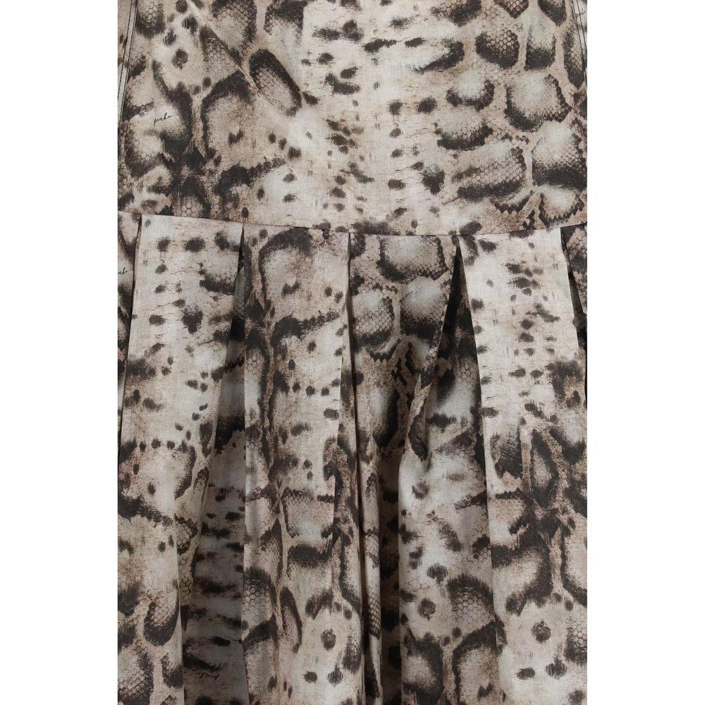 PINKO Multicolor Cotton Casual Dress PINKO