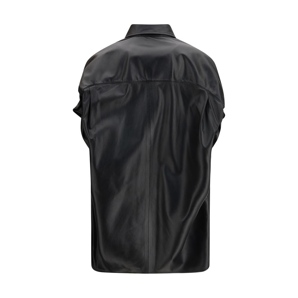 Balenciaga Black Lamb Ovis Aries Dress Shirt - Eljoys Fashion 