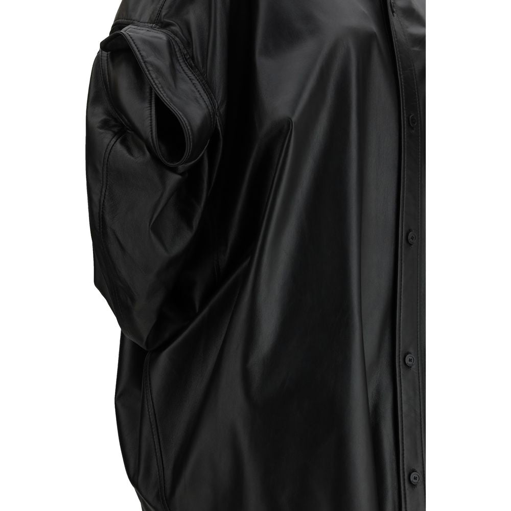 Balenciaga Black Lamb Ovis Aries Dress Shirt - Eljoys Fashion 