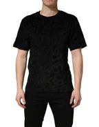 Dolce & Gabbana Black DG Mania Logo Print Casual  T-shirt - Eljoys Fashion 