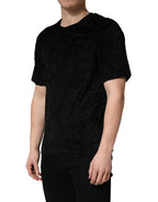Dolce & Gabbana Black DG Mania Logo Print Casual  T-shirt - Eljoys Fashion 