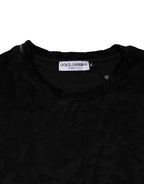 Dolce & Gabbana Black DG Mania Logo Print Casual  T-shirt - Eljoys Fashion 