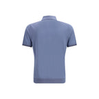 MooRER Blue Cotton Polo Shirt MooRER