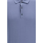 MooRER Blue Cotton Polo Shirt MooRER