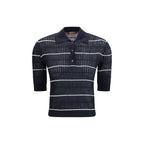 Max Mara Blue Silk Polo Shirt